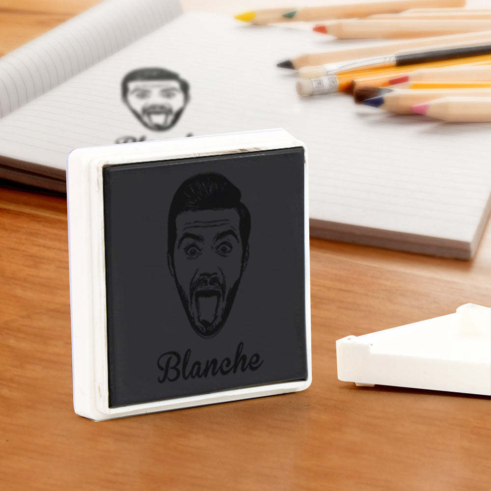 Custom Portrait Stamps Personalized Funny Pet Stamp Gift for Him and Her - myphotowalletau