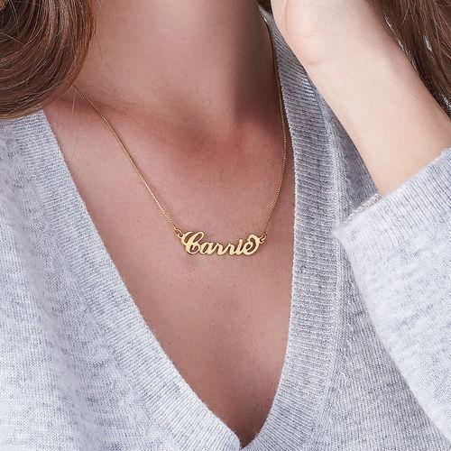 Personalized "Carrie" Style Name Necklace - MyPhotoWalletAU