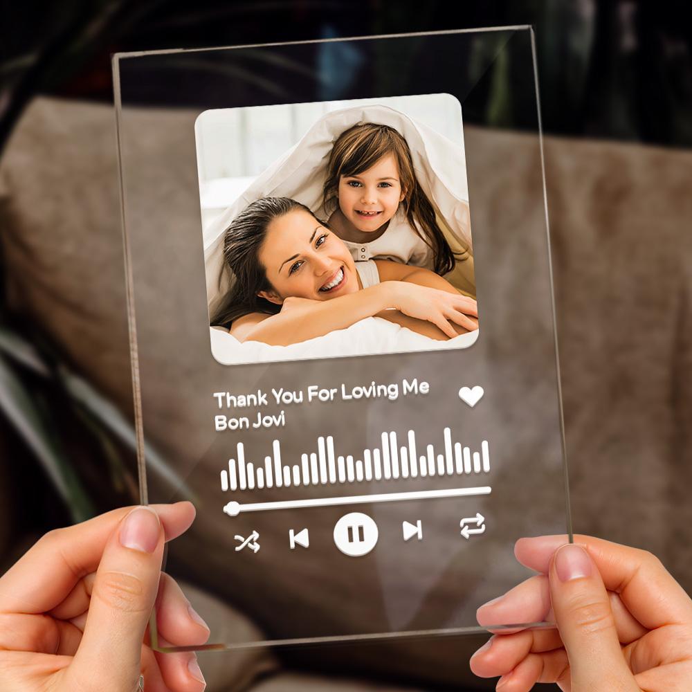 Custom Spotify Plaque Memorial Music Plaque Couples Anniversary Gift Love Song Couple Gifts for Him - myphotowalletau