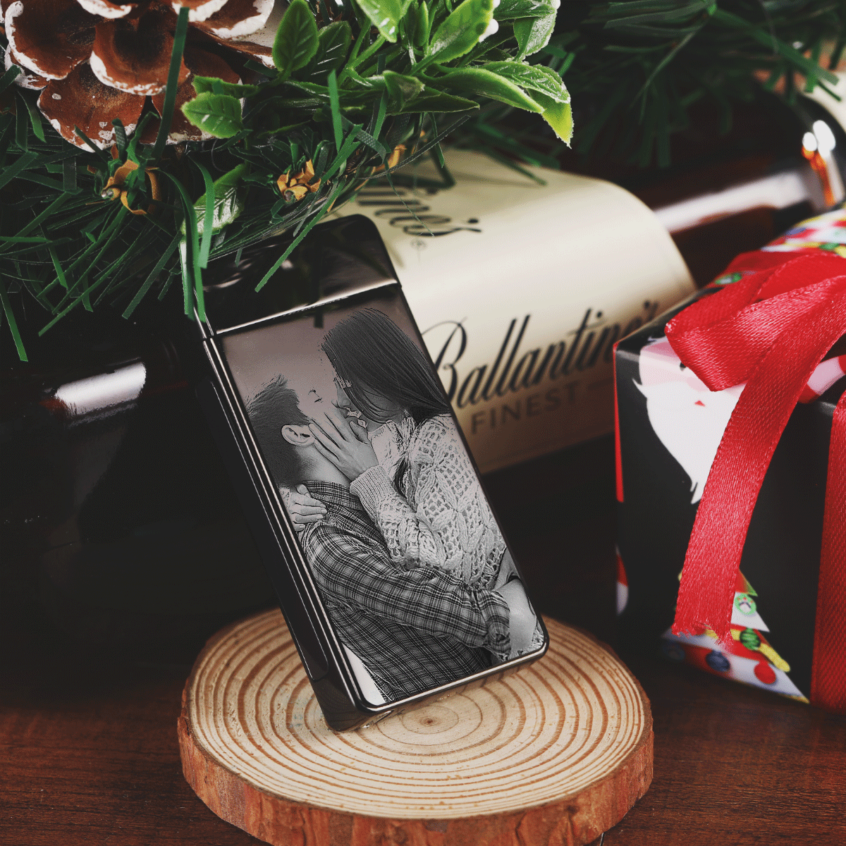 Custom Photo Engraved Lighter | Electronic Cigarette Lighter | Black - MyPhotoWalletAU
