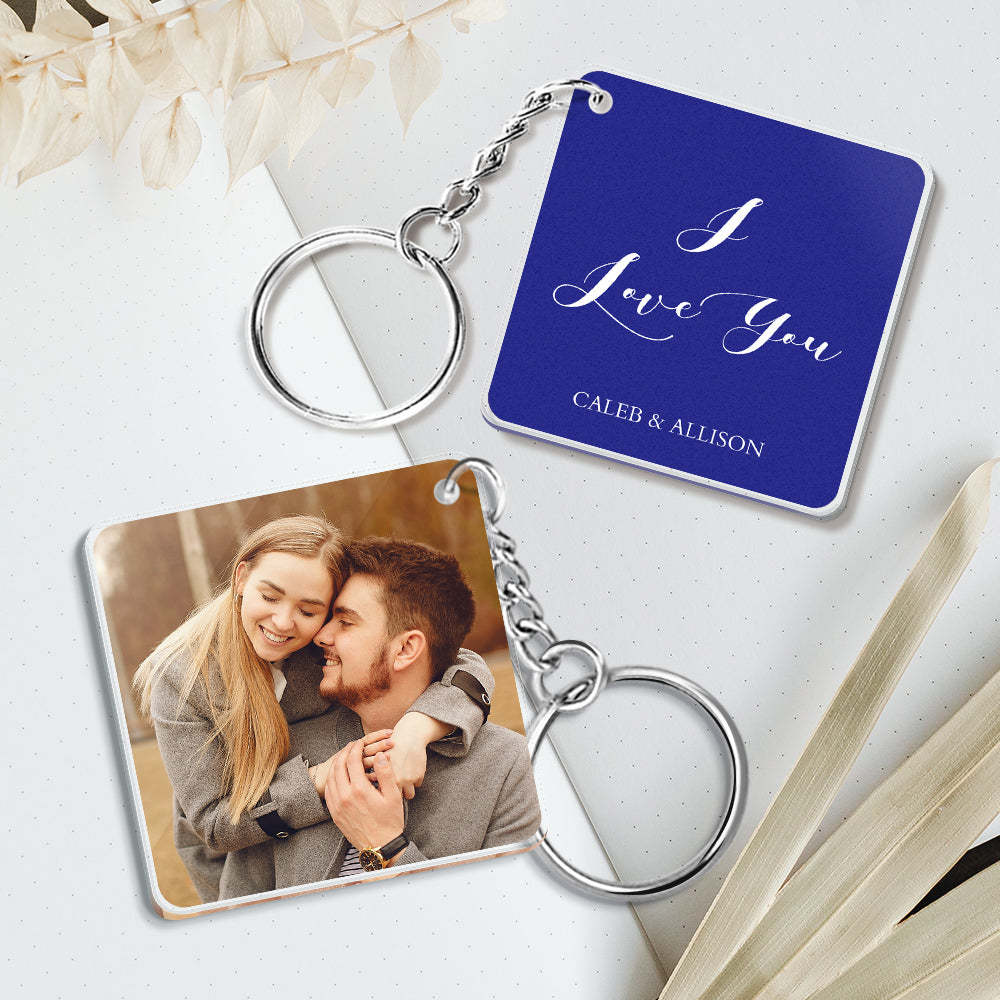 Custom Double Sided Spotify Keychain - myphotowalletau