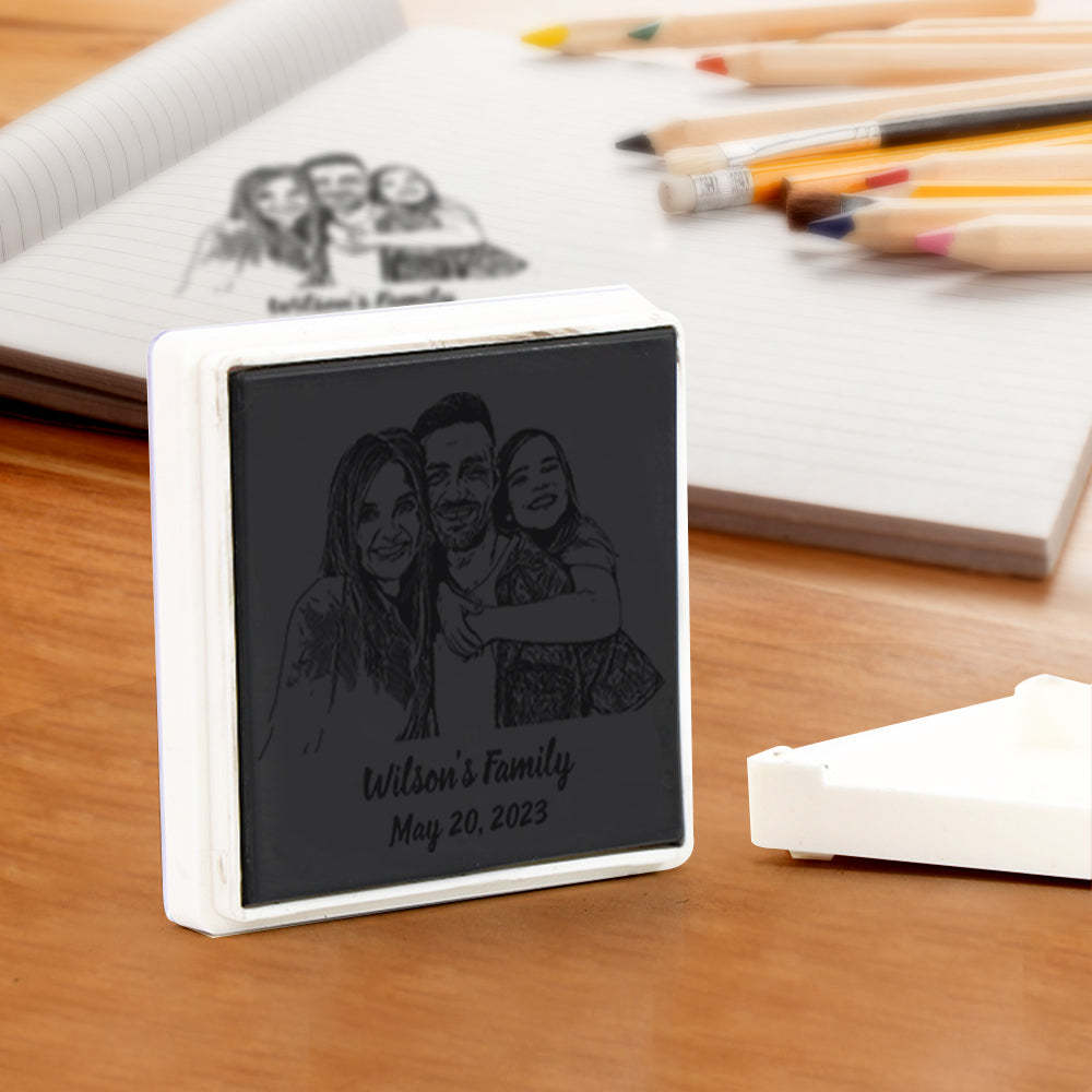 Custom Portrait Stamps Personalized Funny Stamp Gift for Birthday or Wedding - myphotowalletau