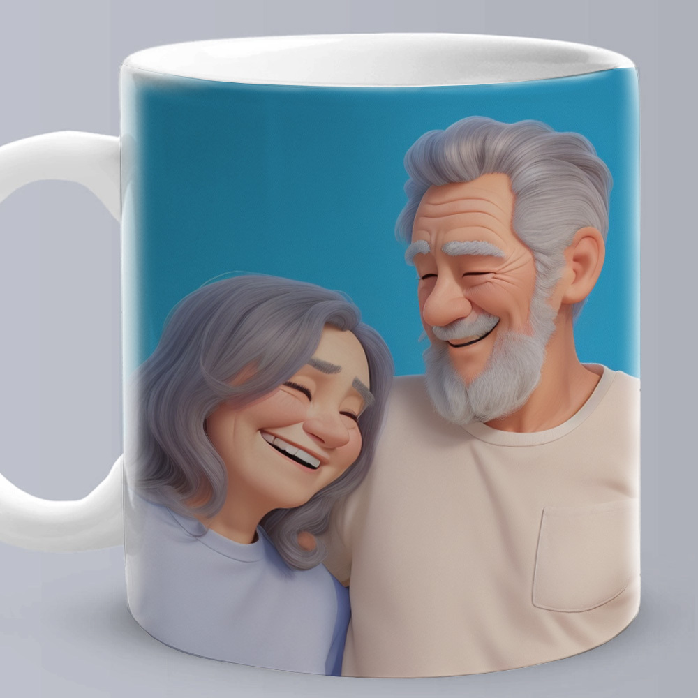 Custom Mug Cartoon Effection from Your Photo Gifts for Her