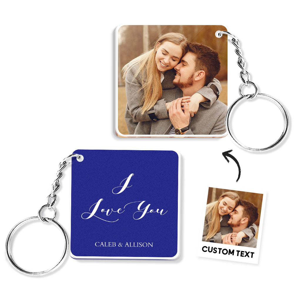 Custom Double Sided Spotify Keychain - myphotowalletau