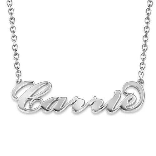 Custom Carrie Style Name Necklace - MyPhotoWalletAU