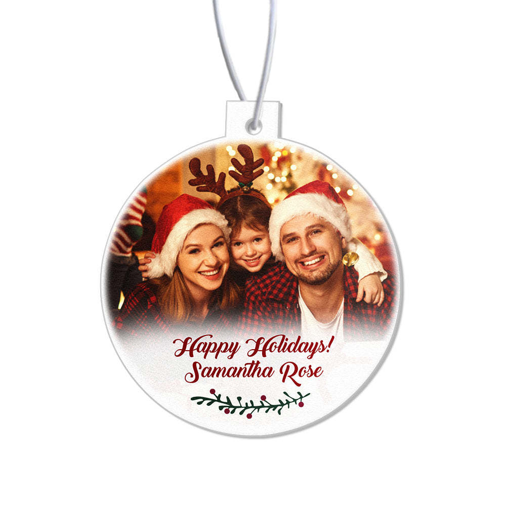 Custom Christmas Car Air Freshener Rearview Mirror Ornament Funny Air Freshener Gifts for Christmas - mycustomtirecover