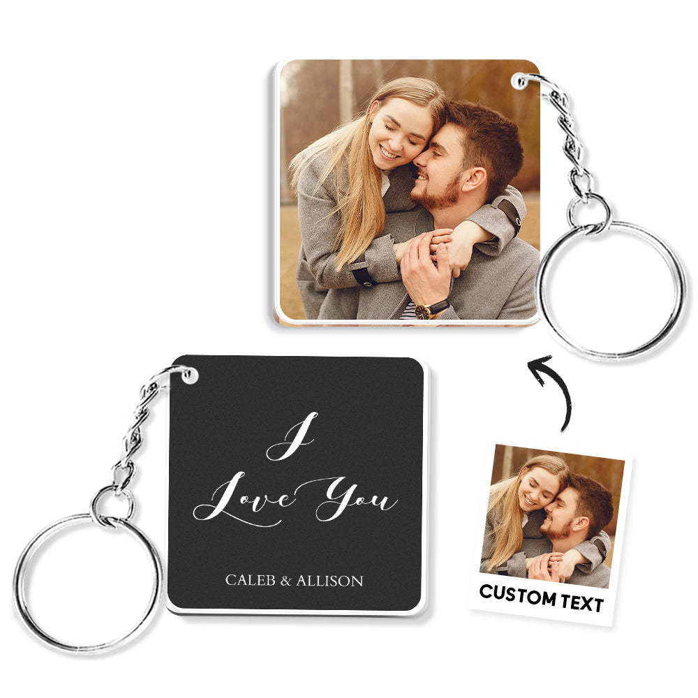 Custom Double Sided Spotify Keychain - myphotowalletau