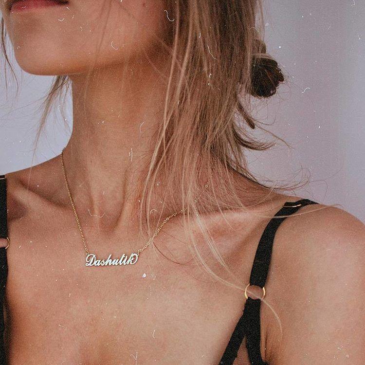 Carrie Style Name Necklace Copper - MyPhotoWalletAU