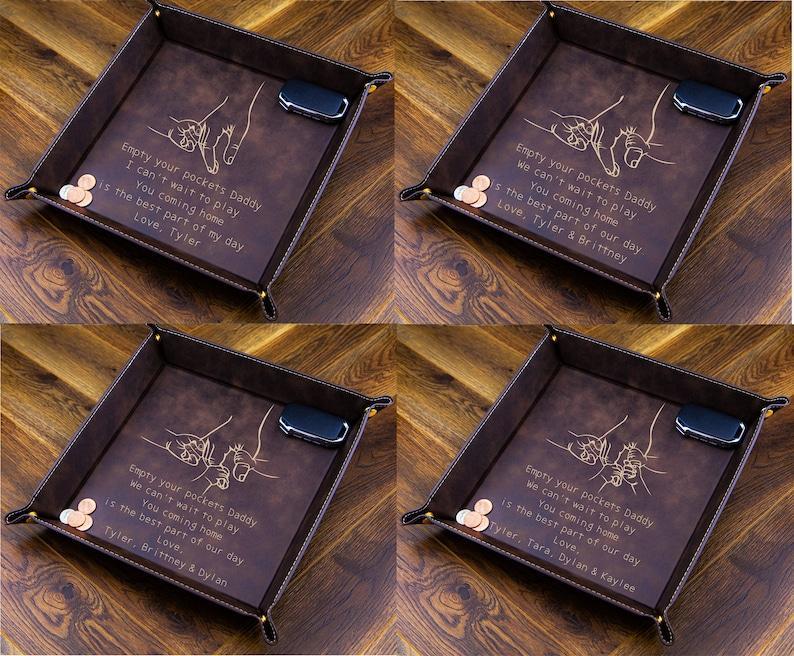Valet Tray for Dad, Father's Day Gift, Catch All Tray, Coming Home is the Best Part of my day, Custom Valet Tray, EDC Tray