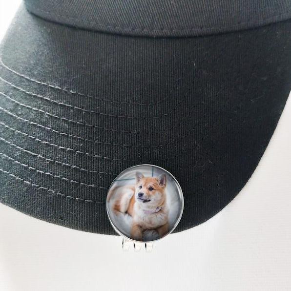 Custom Photo Golf Ball Marker & Hat Clip Set, Golf Gift for Man, Gift for Golfer, Fathers Day Gift, Gift for Husband, Fathers Day Grandpa - 