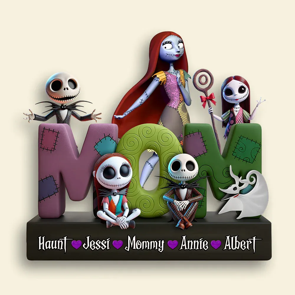 Personalized Gift For Mom Acrylic Plaque- Mama & Her Little Ones - 
