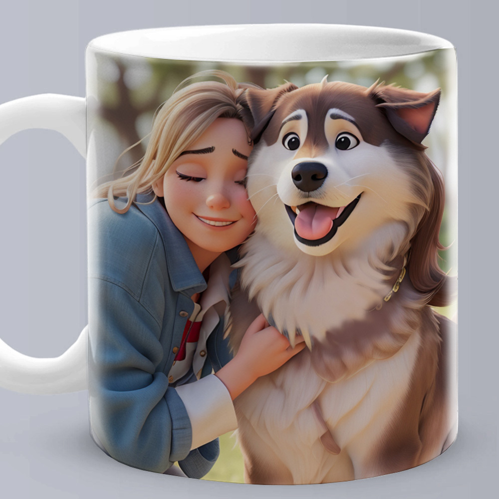 Custom Mug Cartoon Effection from Your Photo Gifts for Her