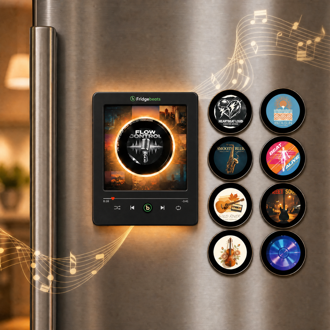 Personalized Vinyl Record Fridge Magnet - 