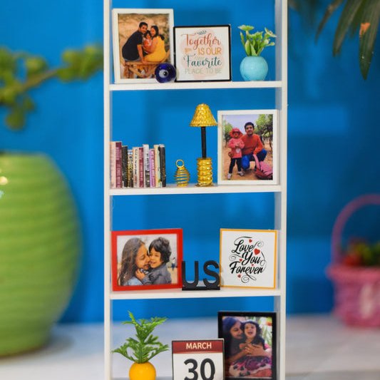 THE MINIATURE RACK Custom Photo & Message Valentine's Day Gift, Personalized Couple Keepsake