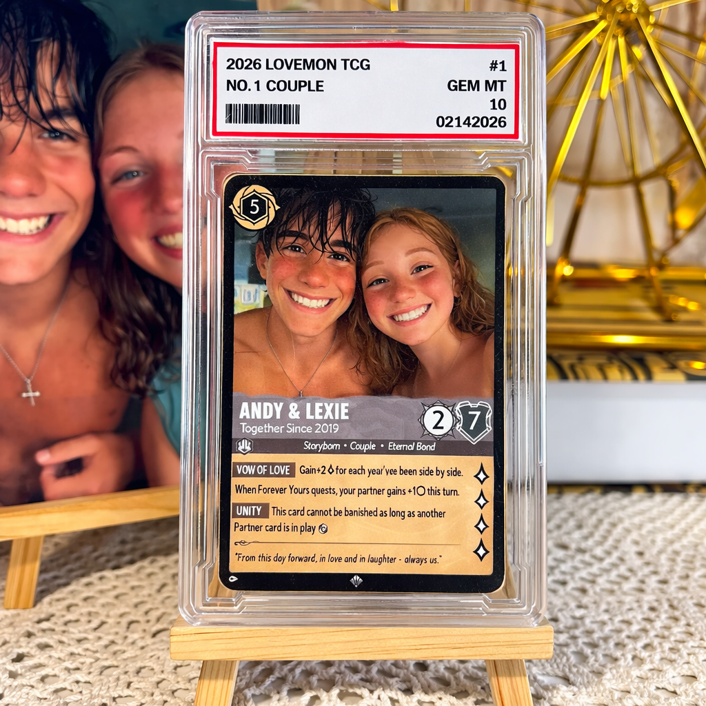 Carte Personnalisée Avec Portrait De Couple Style Dessin Animé, Carte D'anniversaire Personnalisée Avec Photo De Couple Style Anime, Cadeau Idéal Pour La Saint-valentin. - MaPhotocaleconFr