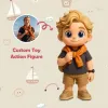 Custom 3D Action Figure From Your Photo Personalized Toy Figure for Travel Lover