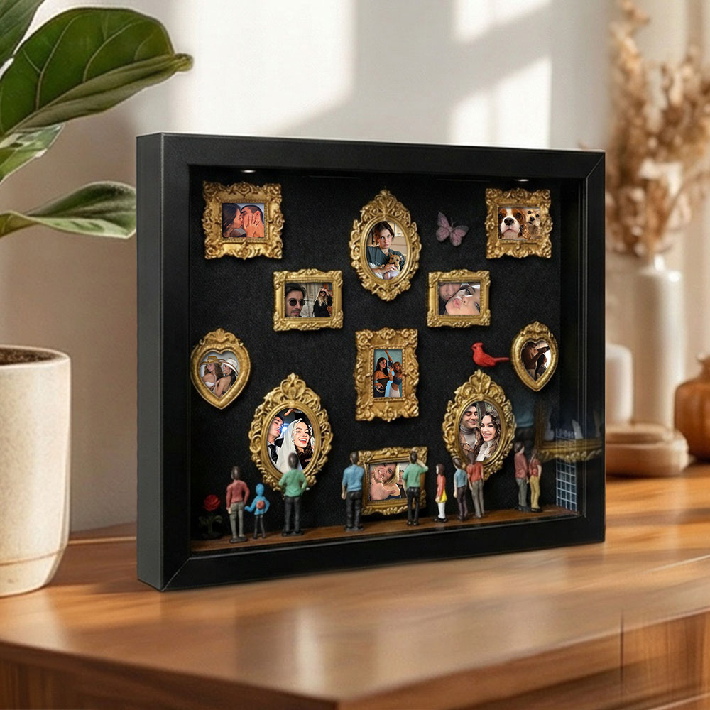 Museum of Us Frame Personalized Couples Gift for Her Cute Miniature Museum Gifts Meaningful Gift Valentine's Day Anniversary Gift - Photowatch