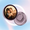 (Pre-order ships on 30/9) Smart Digital Display Badge with GIF/Photo Sync | Interactive Customizable Pin for Fans & Creators