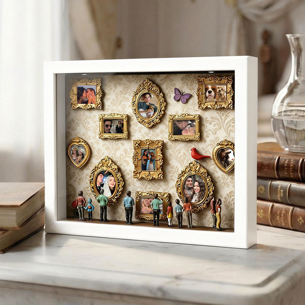 Museum of Us Frame Personalized Couples Gift for Her Cute Miniature Museum Gifts Meaningful Gift Valentine's Day Anniversary Gift - Photowatch