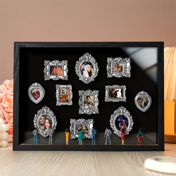 Museum of Us Frame Personalized Couples Gift for Her Cute Miniature Museum Gifts Meaningful Gift Valentine's Day Anniversary Gift