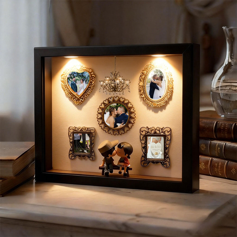 Museum of Us Frame Personalized Photo Couples Gift Cute Miniature Museum Gifts Valentine's Day Gift - Photowatch