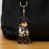 Custom Figure Pet Keychain Personalized Acrylic Cartoon Keychain Photo Bag Charm Unique Keepsake Gift For Pet Owner