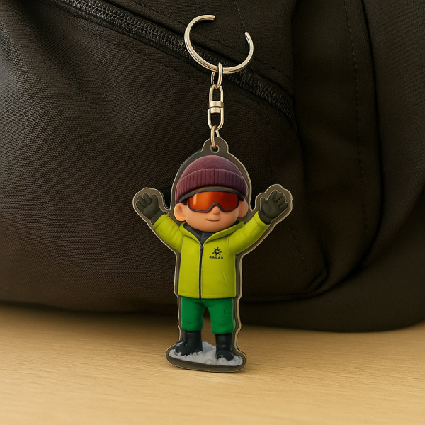 Custom Figure Pet Keychain Personalized Acrylic Cartoon Keychain Photo Bag Charm Unique Keepsake Gift For Pet Owner