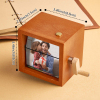 Custom Photo Flipbook Frame Animation Machine Mechanical Hand-cranked Flipbook Box with Light Black Walnut Christmas Gifts - Photowatch