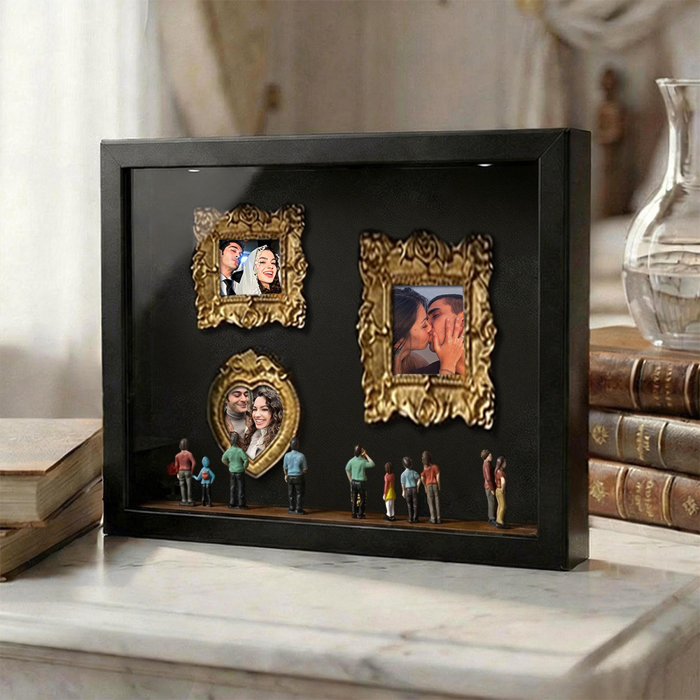 Museum of Us Frame Personalized Couples Gift for Her Cute Miniature Museum Gifts Meaningful Gift Valentine's Day Anniversary Gift - Photowatch