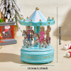 Custom Portrait Carousel Music Box Ornament Family Member Desktop Decoration Gift For Family