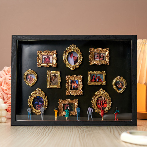 Museum of Us Frame Personalized Couples Gift for Her Cute Miniature Museum Gifts Meaningful Gift Valentine's Day Anniversary Gift