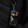 Custom Figure Pet Keychain Personalized Acrylic Cartoon Keychain Photo Bag Charm Unique Keepsake Gift For Pet Owner
