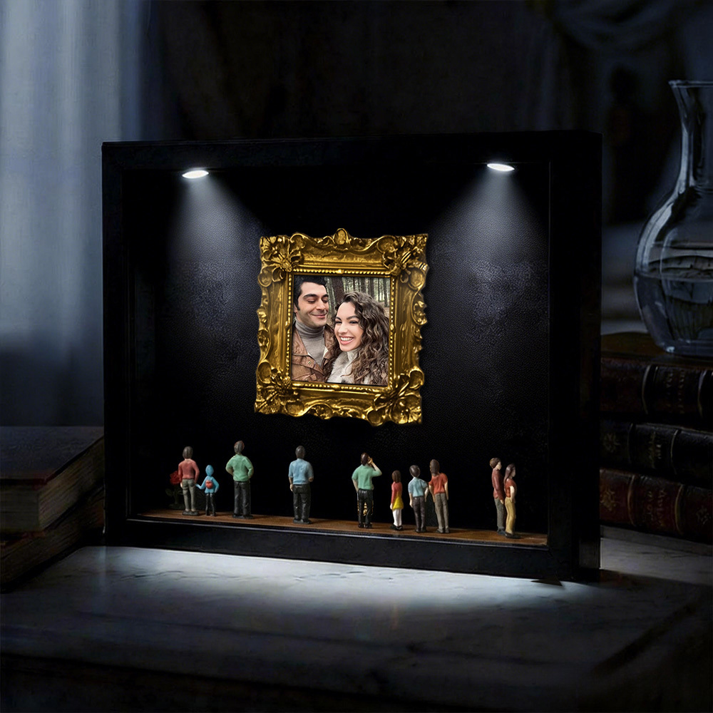 Museum of Us Frame Personalized Couples Gift for Her Cute Miniature Museum Gifts Meaningful Gift Valentine's Day Anniversary Gift - Photowatch