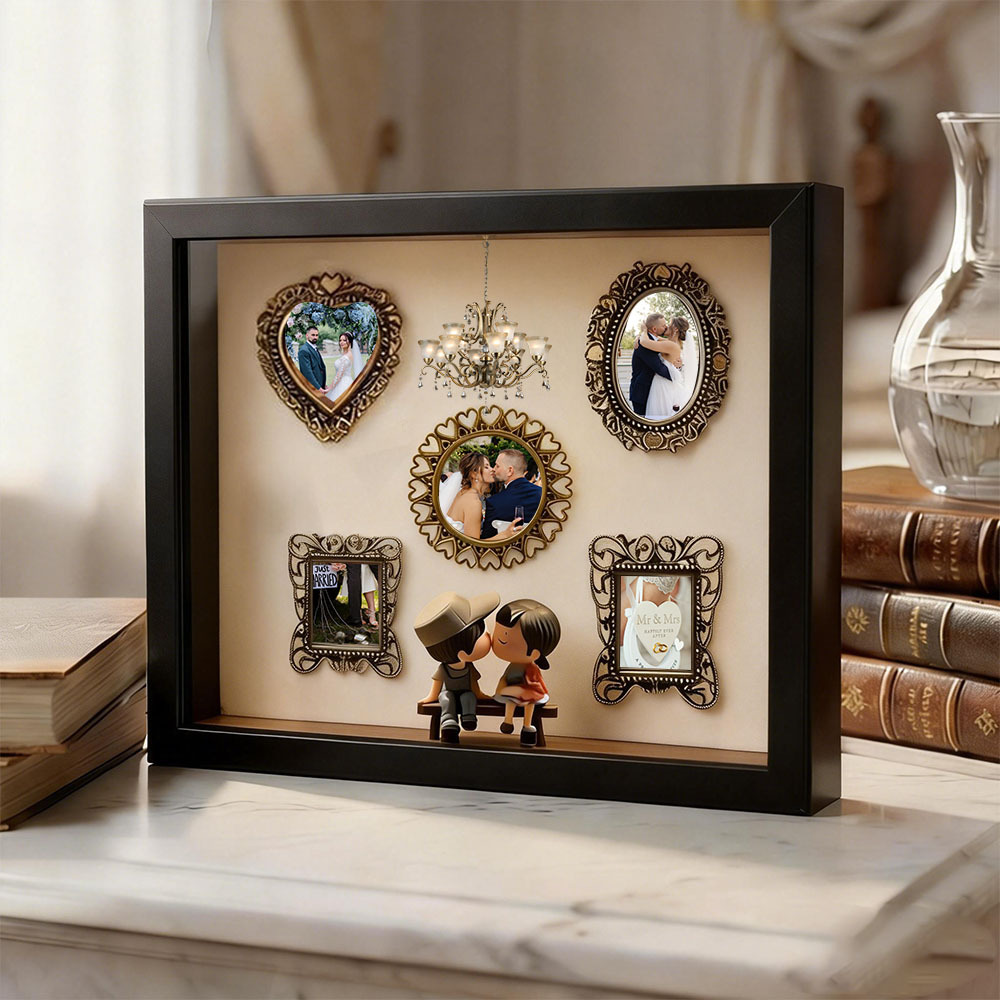 Museum of Us Frame Personalized Photo Couples Gift Cute Miniature Museum Gifts Valentine's Day Gift - Photowatch
