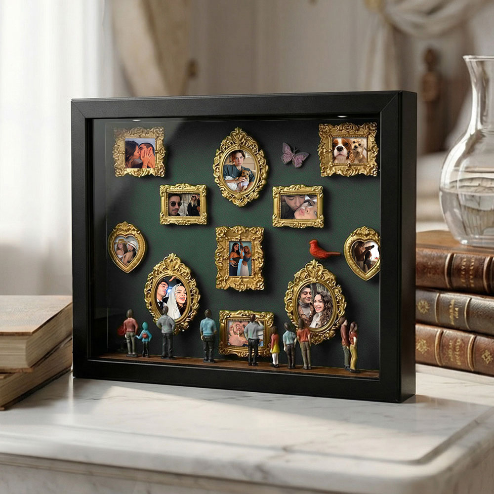 Museum of Us Frame Personalized Couples Gift for Her Cute Miniature Museum Gifts Meaningful Gift Valentine's Day Anniversary Gift - Photowatch