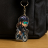 Custom Figure Pet Keychain Personalized Acrylic Cartoon Keychain Photo Bag Charm Unique Keepsake Gift For Pet Owner