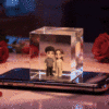 Holographic Lumina Boxes For Lovers | High-Transmittance Holographic Material Image Holographic House Valentine's Day Gift - Photowatch