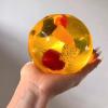 Fruit Jelly Squishy Ball Realistic Fruit Gel Stress Relief Sensory Fidget Toy