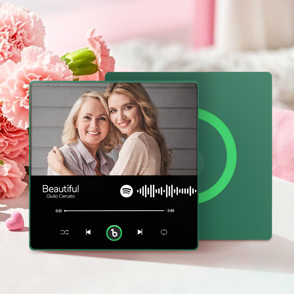 Mother's Day Gifts Custom Music Fridge Magnet Colorful Frame Album Fridge Magnet Can Play Songs