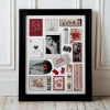 Custom Photo Matchbox Wooden Frame with Your Text Matchbook Poster Print Wall Art Anniversary Gift - Photowatch