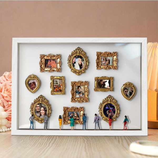 Museum of Us Frame Personalized Couples Gift for Her Cute Miniature Museum Gifts Meaningful Gift Valentine's Day Anniversary Gift