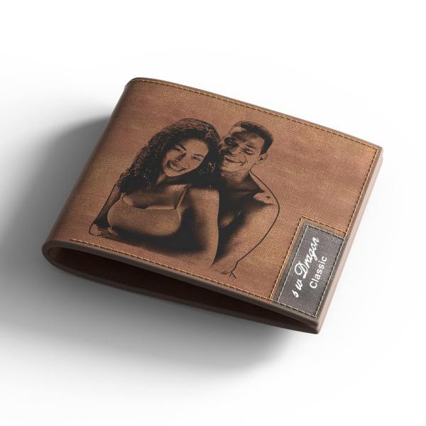 Online Preview - Men's Custom Photo Engraved Wallet First Time Dad Father's Day Gift For Him - firstfathersdaygifts