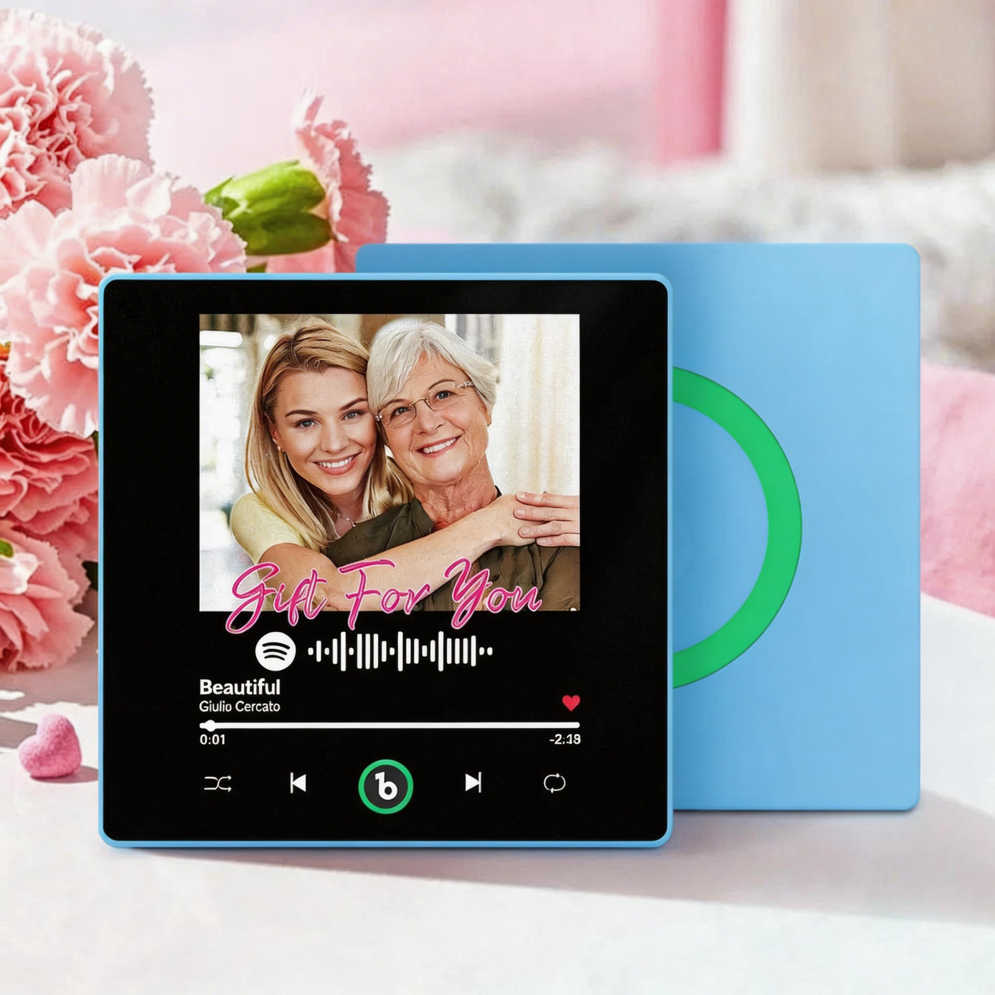 Mother's Day Gifts Custom Music Fridge Magnet Colorful Frame Album Fridge Magnet Can Play Songs