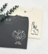 Custom Dad Photo Shirt - Embroidered Dad & Kids Portrait - Personalized Father's Day Keepsake Gift - Photowatch