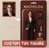 Custom 3D Effect Action Figure Pack Packaging Toy Box Style Art Gift Personalized Acrylic Car Hanger Gift for Dad - Photowatch