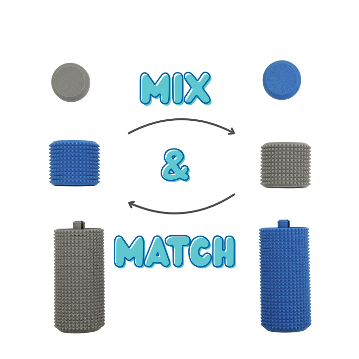 Spikie Spin Click, Satisfying Sensory Fidget Toy, Pocket Sensory Fidget Toy with Spin & Click Action, Anxiety Relief Gift