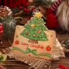 Handwritten Christmas Greeting Card Retro Cartoon Design Decoration Small Festive Gift Card Simple Style - Photowatch