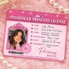 Personalized Passenger Princess Card– Forever Valid VIP Card - Photowatch