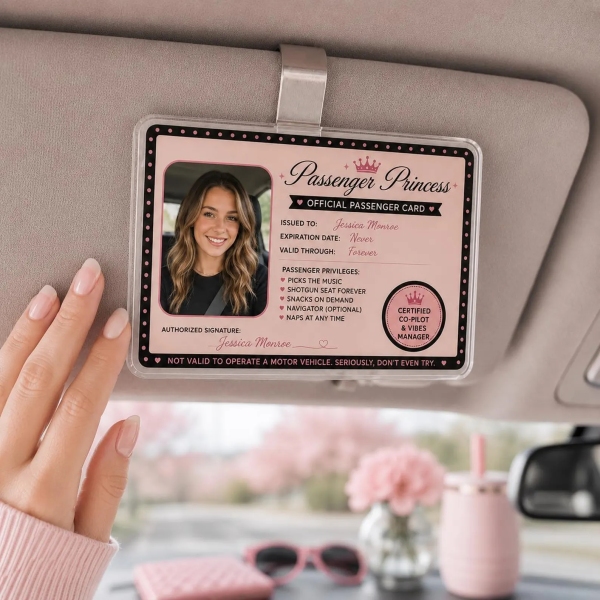 Personalized Passenger Princess Card– Forever Valid VIP Card - Photowatch