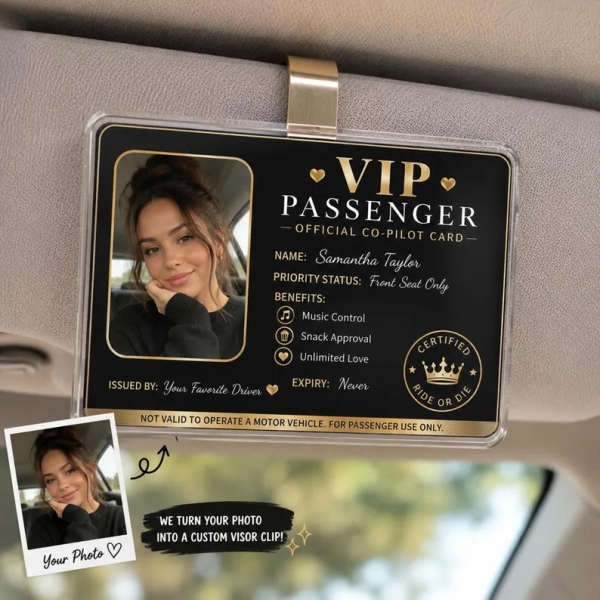 Personalized Passenger Princess Card– Forever Valid VIP Card - Photowatch